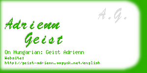 adrienn geist business card